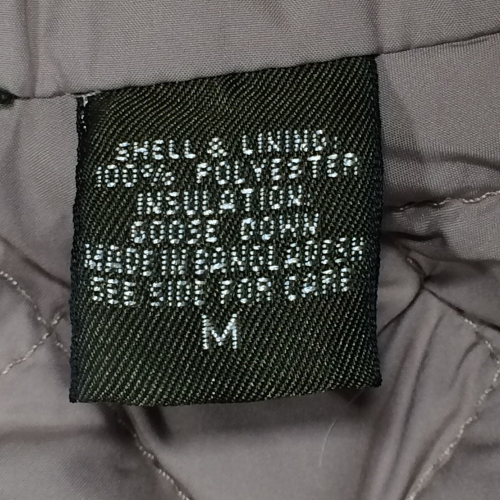 Eddie Bauer Vest Womens Medium Quilted Goose Down Brown Outdoors Hiking - Picture 14 of 16